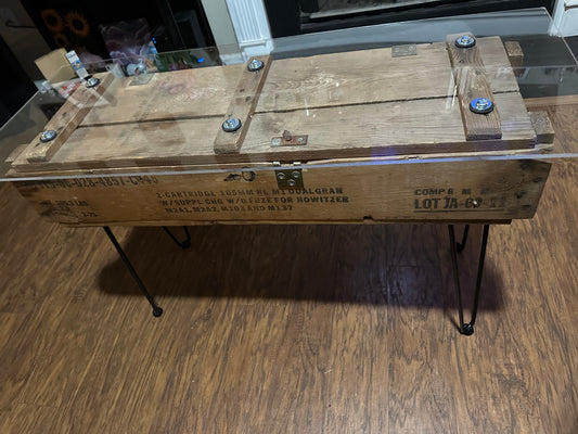 Bombs over Baghdad Custom Coffee Table